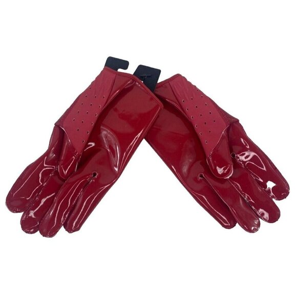 Nike Vapor Jet 7.0 XXXXL 4XL Red Maroon Receiver Football Gloves DX4504-620 - Picture 2 of 3